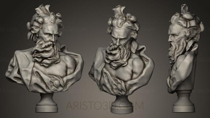 Busts and heads antique and historical (BUSTA_0105) 3D model for CNC machine